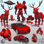 Deer Robot Car Game-Robot Game MOD APK
