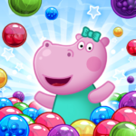 Hippo Bubble Pop Game APK